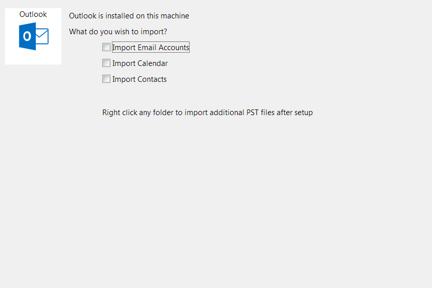 Import Outlook